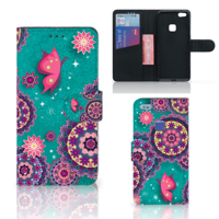 Huawei P10 Lite Hoesje Cirkels en Vlinders