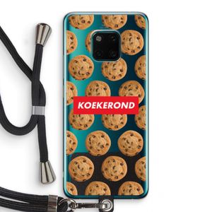 Koekerond: Huawei Mate 20 Pro Transparant Hoesje met koord