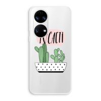 I love cacti: Huawei P50 Transparant Hoesje