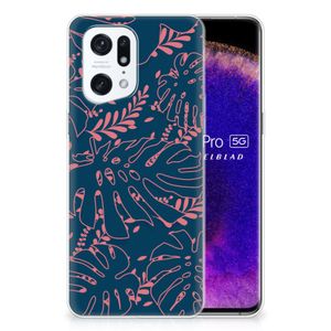 OPPO Find X5 Pro TPU Case Palm Leaves