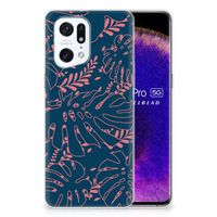 OPPO Find X5 Pro TPU Case Palm Leaves - thumbnail