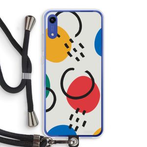 Illustratieve pop 3: Honor Play 8A Transparant Hoesje met koord