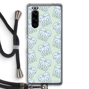 Octopussen: Sony Xperia 5 Transparant Hoesje met koord