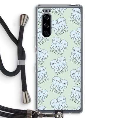 Octopussen: Sony Xperia 5 Transparant Hoesje met koord
