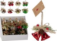 Metalen bel ornament 8 cm 4ass Nampook - Nampook