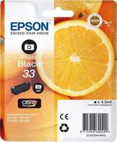 Epson Oranges 33 PHBK inktcartridge 1 stuk(s) Origineel Normaal rendement Foto zwart - thumbnail