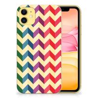 Apple iPhone 11 | TPU bumper | Zigzag Multi Color