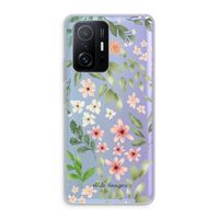 Botanical sweet flower heaven: Xiaomi 11T Pro Transparant Hoesje