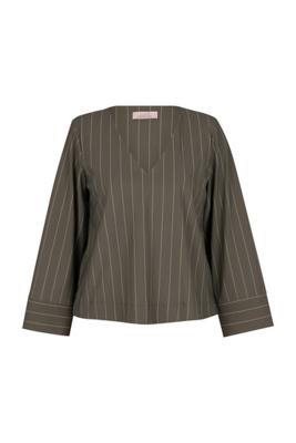 Cilou stripe top - new army/kit - 13473