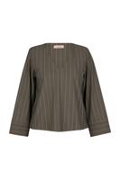 Cilou stripe top - new army/kit - 13473