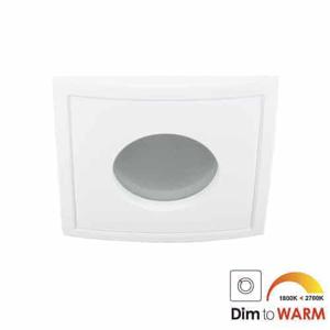 LED spot Calisto GU10 7Watt vierkant wit IP65 dimbaar