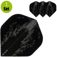 Ruthless R4X High Impact Dartflights - Zwart
