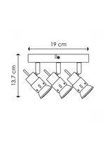 Light depot - LED opbouwspot Cilindro 3L - zwart - Outlet - thumbnail