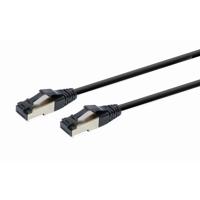 S/FTP CAT8 patchkabel LSZH, zwart 15 meter