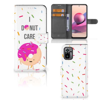 Xiaomi Redmi Note 10S | 10 4G | Poco M5s | Book Cover | Donut Roze