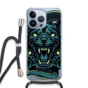 Cougar and Vipers: iPhone 13 Pro Transparant Hoesje met koord