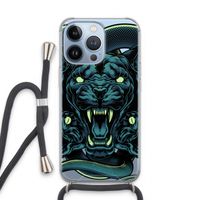 Cougar and Vipers: iPhone 13 Pro Transparant Hoesje met koord