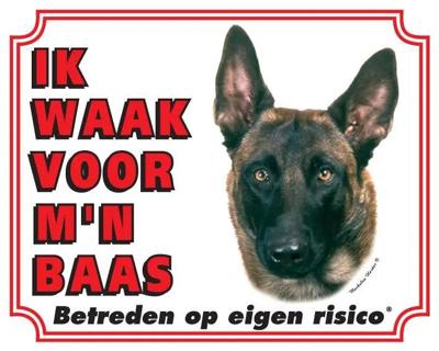 Mechelaar Waakbord - Ik waak voor mijn baas Mechelaar Waakbord - Ik waak voor mijn baas