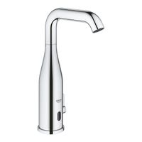 GROHE Essence Wastafelkraan Opbouw - uitloop 12.7cm - electronisch - Adapter - 230V - chroom 36444000