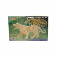 Houten tijger beest bouwpakket