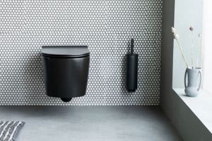 Brabantia mindset toiletborstel met houder mineral infinite grey