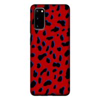 Red Leopard: Samsung Galaxy S20 Tough Case