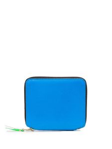 Comme Des Garçons Wallet portefeuille en cuir à design colour block - Bleu