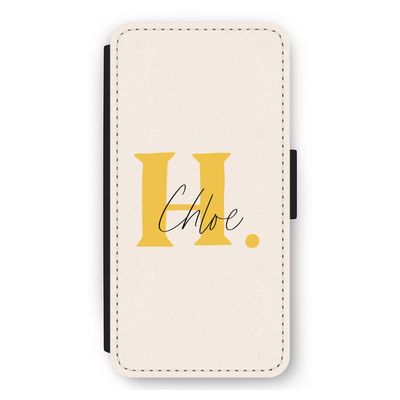 Amber Script: iPhone 12 Pro Max Flip Hoesje