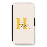 Amber Script: iPhone 12 Pro Max Flip Hoesje