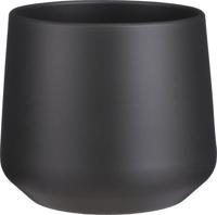 Amber pot rond d.grijs mat h18xd21cm - Mica decorations
