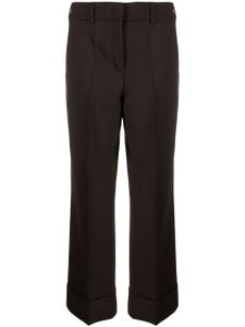 Incotex pantalon de tailleur à coupe courte - Marron