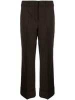 Incotex pantalon de tailleur à coupe courte - Marron