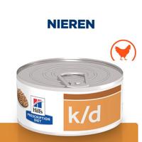 Hill&apos;s Prescription Diet k/d Kidney Care kattenvoer nat met Kip 24x156g blik