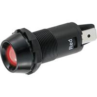 TRU COMPONENTS TC-R9-106L1-01, RED LED-signaallamp Rood 12 V/DC Witte diffusieschijf