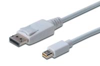 Digitus AK-340102-020-W DisplayPort kabel 2 m Mini DisplayPort Wit