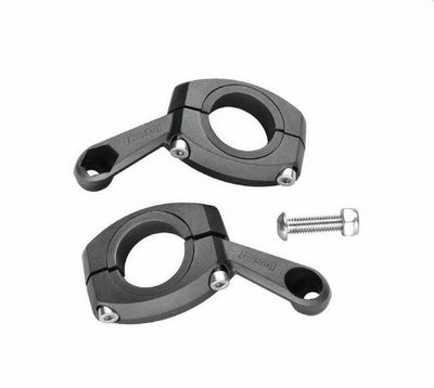 Busch & Muller Lamphaak b&m stuurbevestiging aluminium 25.4mm/31.8mm zwart