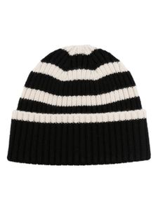 TOTEME bonnet Signature Stripe - Noir