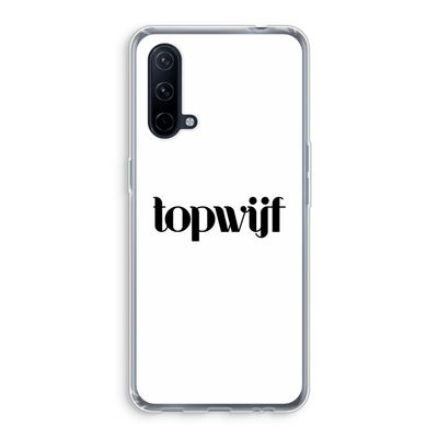 Topwijf Wit: OnePlus Nord CE 5G Transparant Hoesje