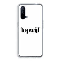 Topwijf Wit: OnePlus Nord CE 5G Transparant Hoesje Topwijf Wit: OnePlus Nord CE 5G Transparant Hoesje