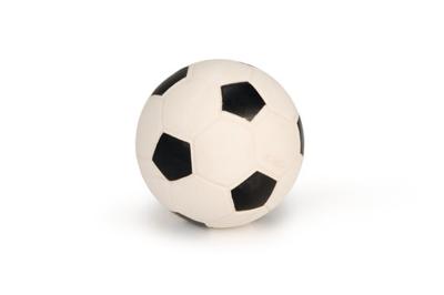 Beeztees Beeztees Latex Voetbal Zwart/Wit Groot