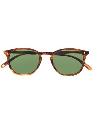 Garrett Leight lunettes de soleil Kinney - Marron