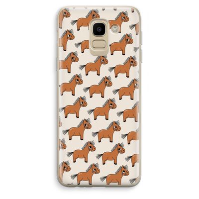 Pony: Samsung Galaxy J6 (2018) Transparant Hoesje