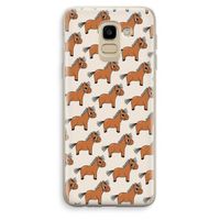 Pony: Samsung Galaxy J6 (2018) Transparant Hoesje
