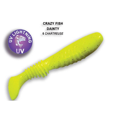Crazy Fish Dainty - 8.5 cm - 6 - chartreuse Crazy Fish Dainty - 8.5 cm - 6 - chartreuse