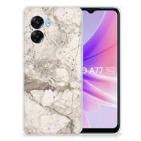 OPPO A77 | A57 5G | TPU | Siliconen hoesje | Marmer Beige