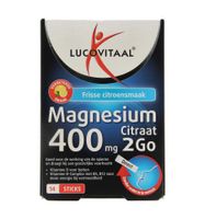 Magnesium citraat 400mg 2go sticks - thumbnail