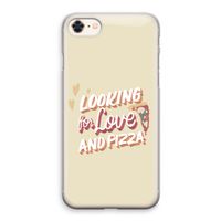 Pizza is the answer: iPhone 8 Transparant Hoesje