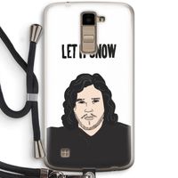 Let It Snow: LG K10 (2016) Transparant Hoesje met koord