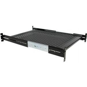 StarTech.com 2U geventileerd, in schuifrek te monteren schap met instelbare diepte 22.7 kg