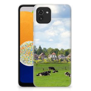 Samsung Galaxy A03 TPU Hoesje Koeien